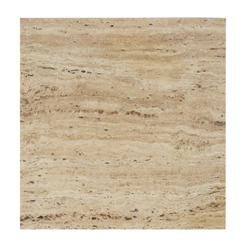 Cecil 14" Contemporary Natural Marble Handmade T-Shaped End Table - JONATHAN Y